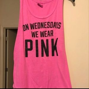 VS pink tank top size small
